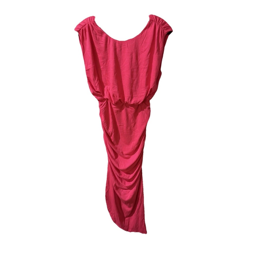 New With Tags‎ Women's Elegant Small Hot Pink Dress By Prinbara - Picture 2 of 6